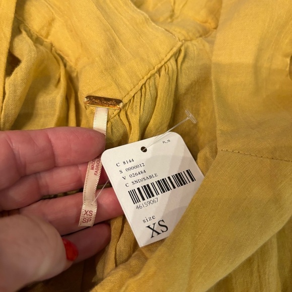 NWT Free People Gretta Mini Dress in Snd/Sable, XS, Wedding Guest Summer Party - Picture 10 of 15